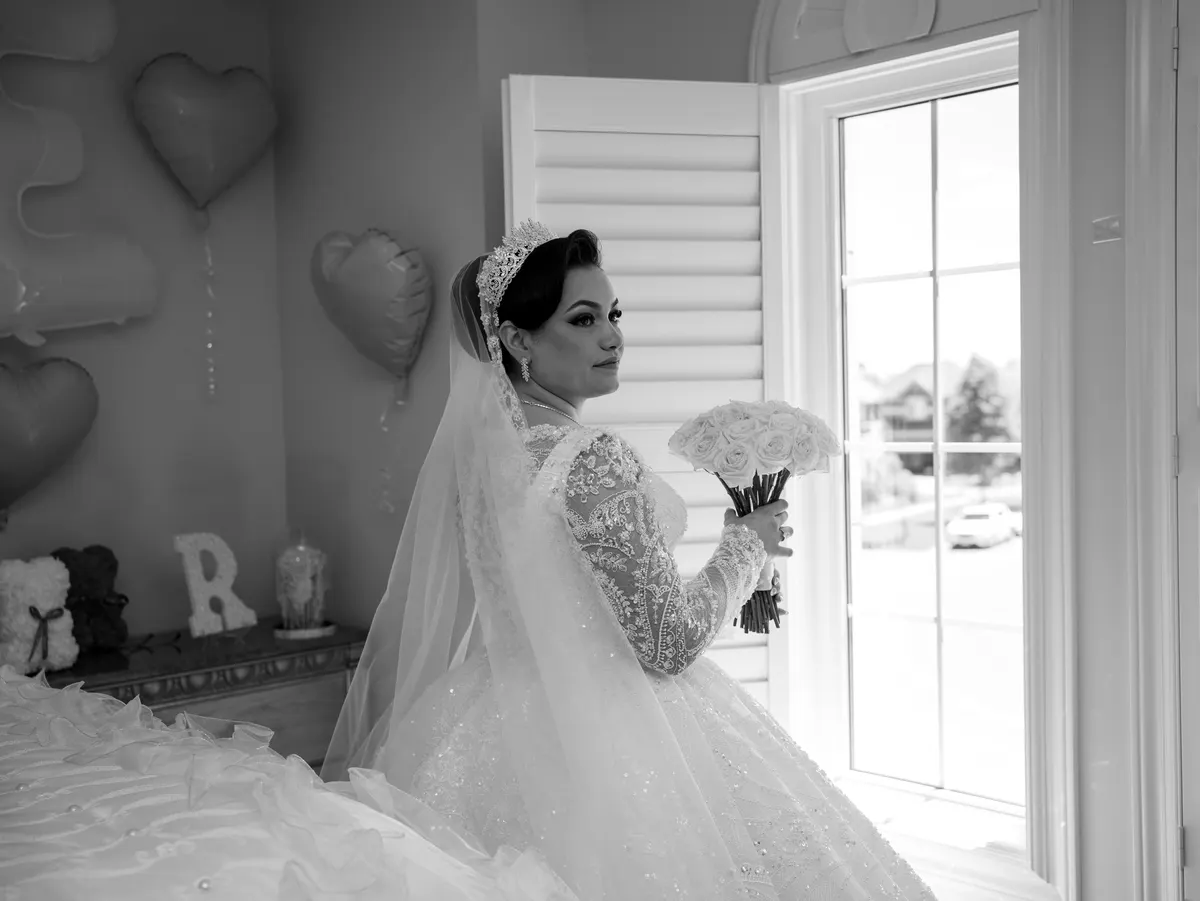 Sherife bridal preparation photographed by SA Production Media