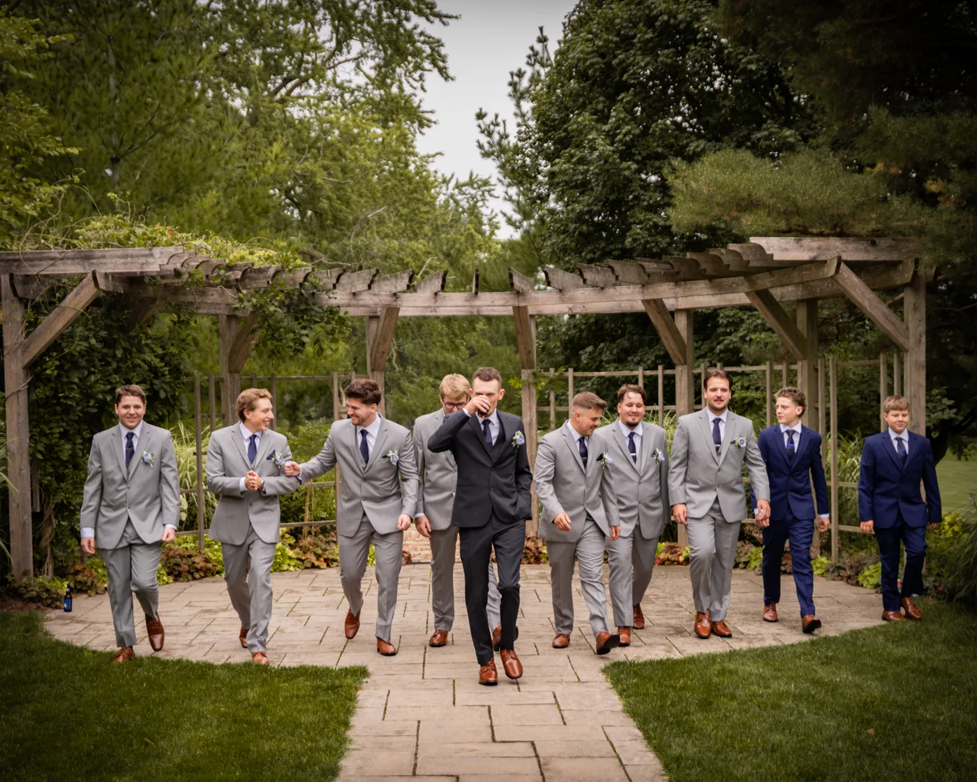 Madison and Kurt wedding party photographed by SA Production Media