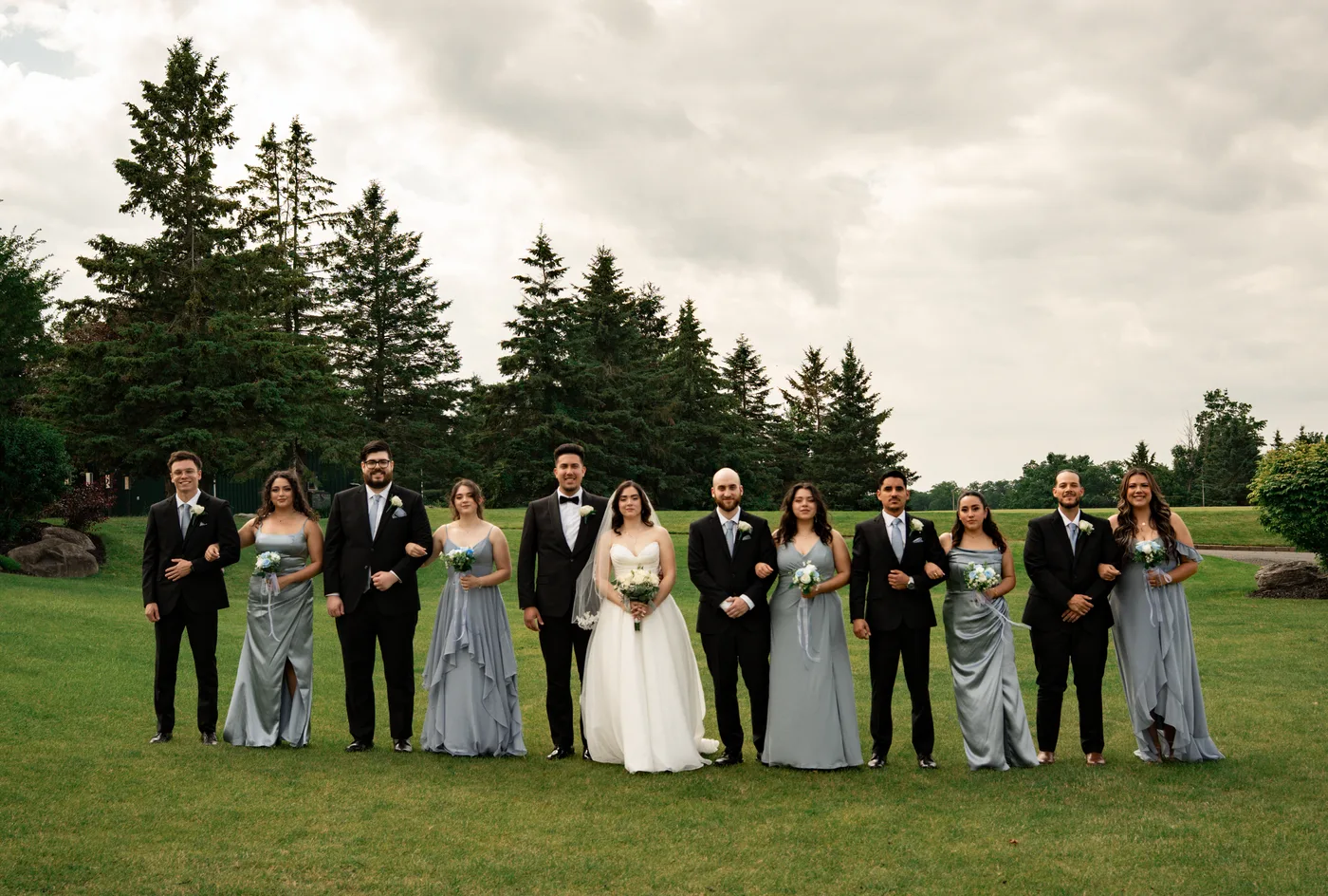 Viviana and Kevin wedding party photographed by SA Production Media