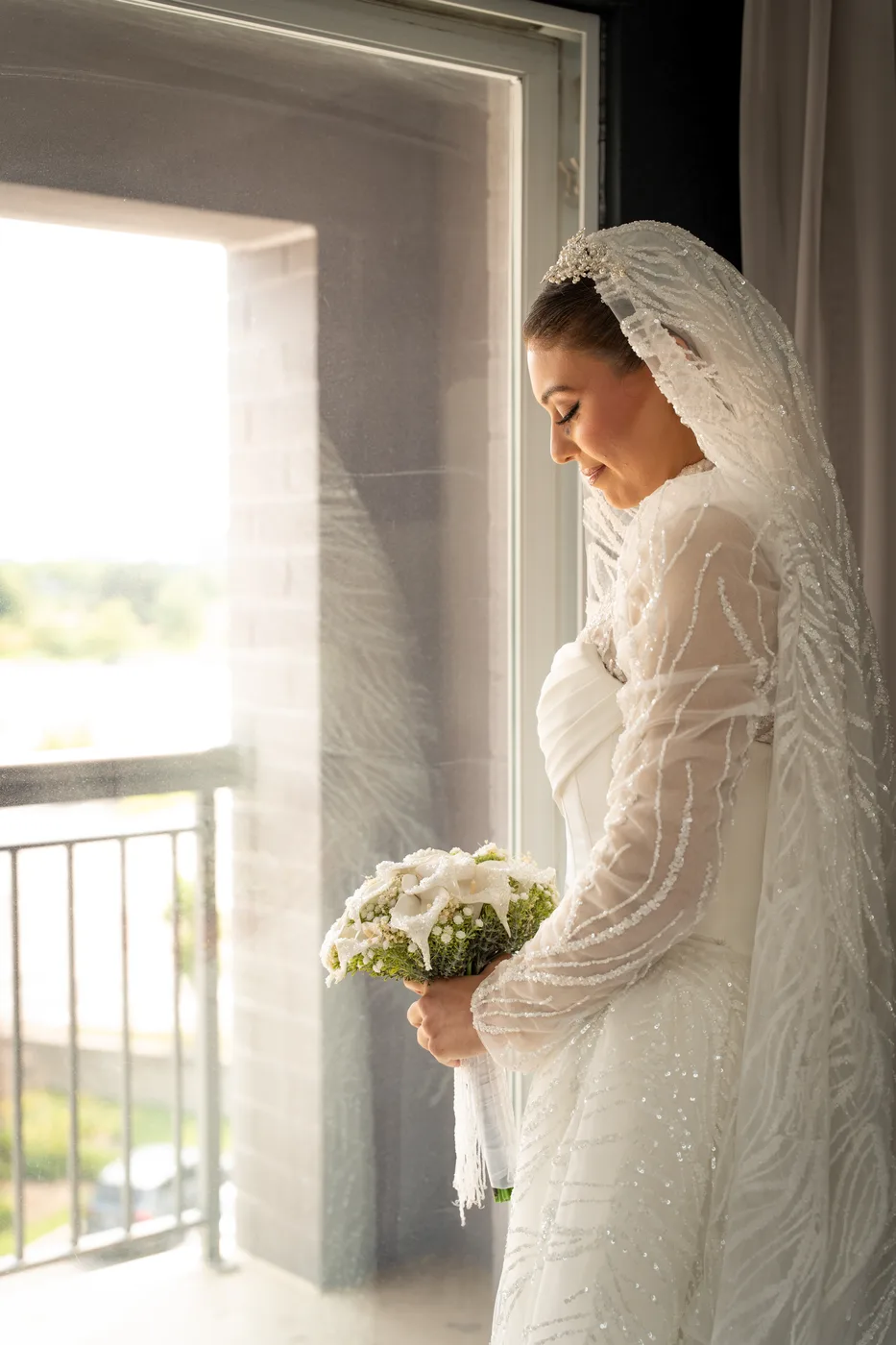 Yara & Karim wedding moment photographed by SA Production Media