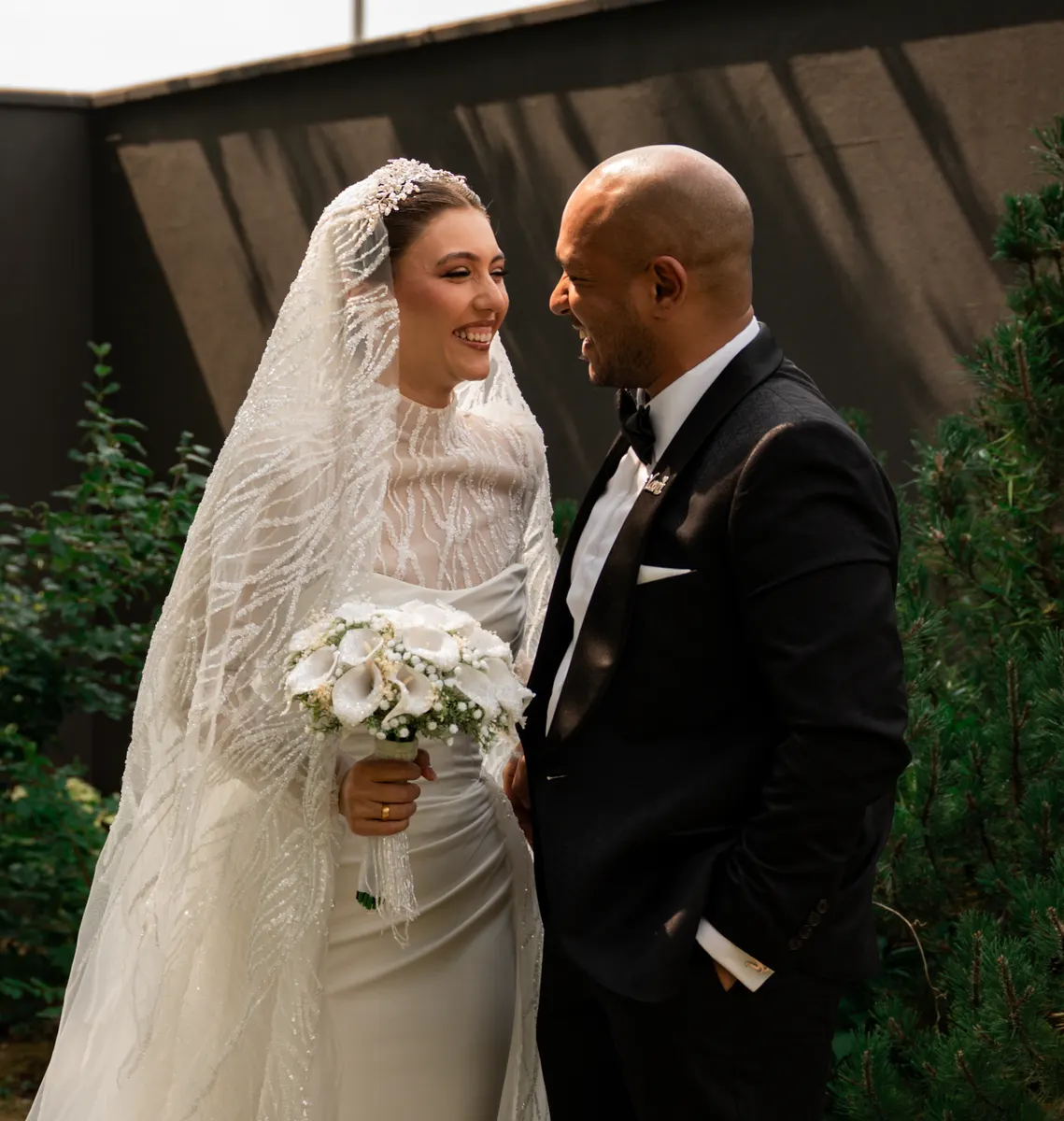 Yara & Karim wedding moment photographed by SA Production Media