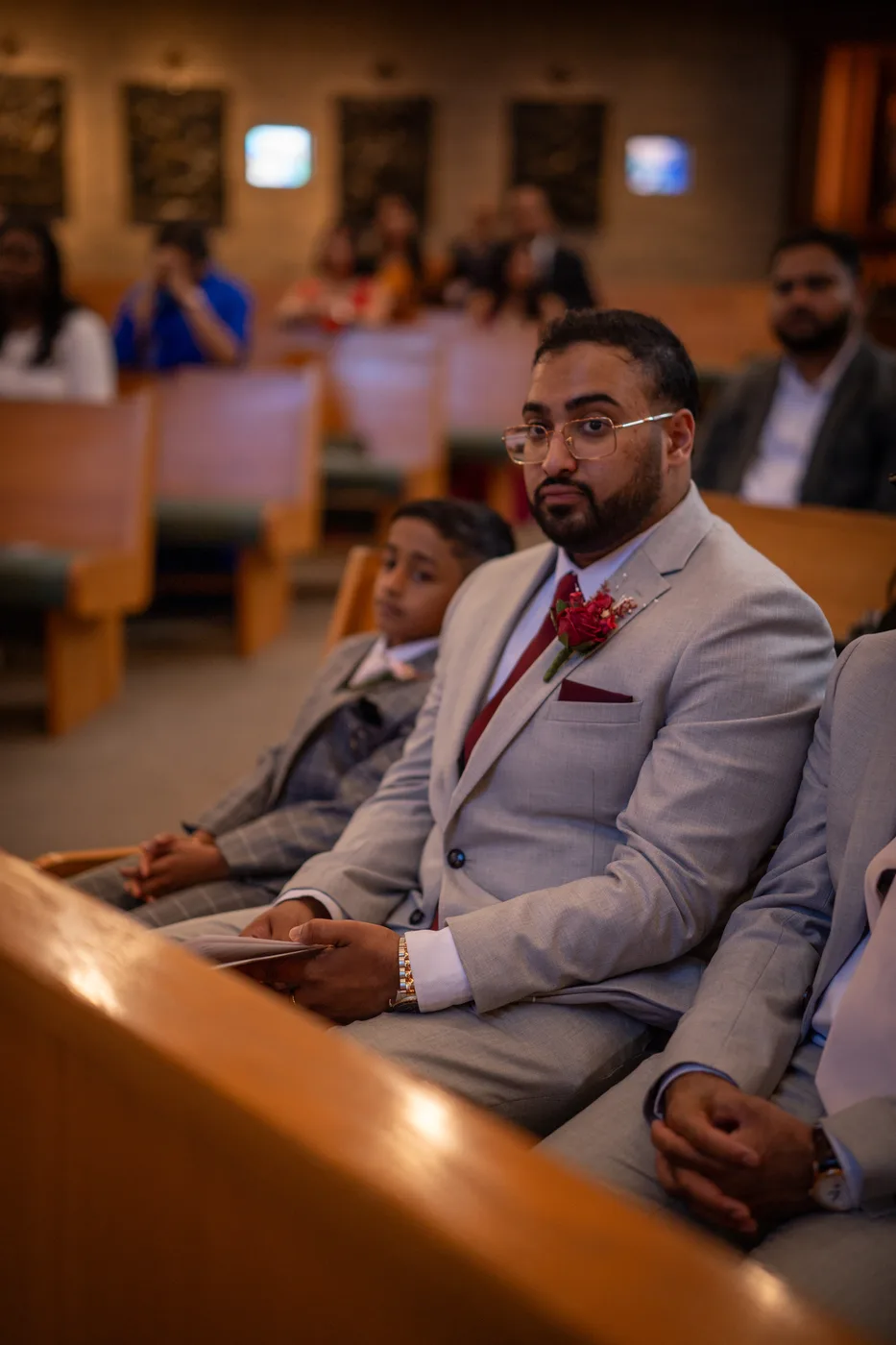 Zenaida and Nidhin ceremony photographed by SA Production Media