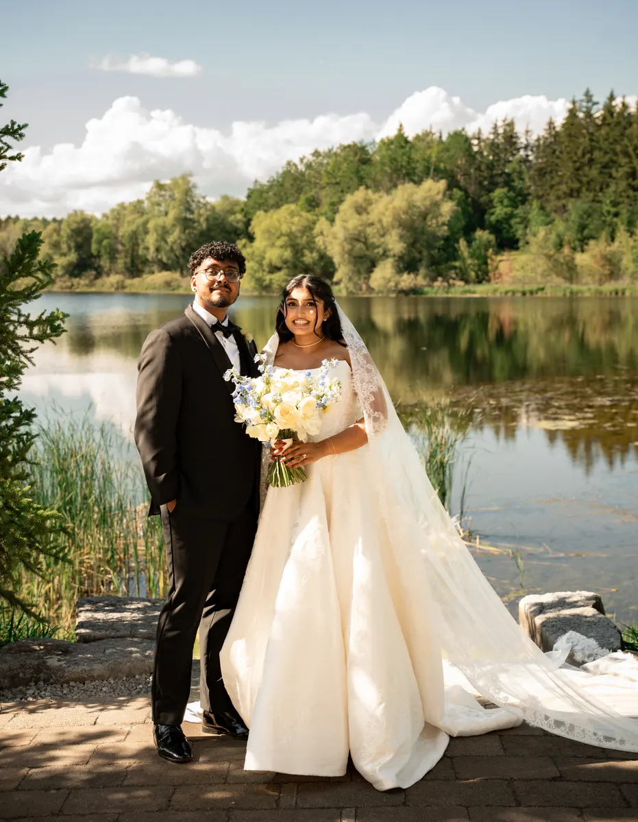 Sarika & Saran outdoor portrait photographed by SA Production Media