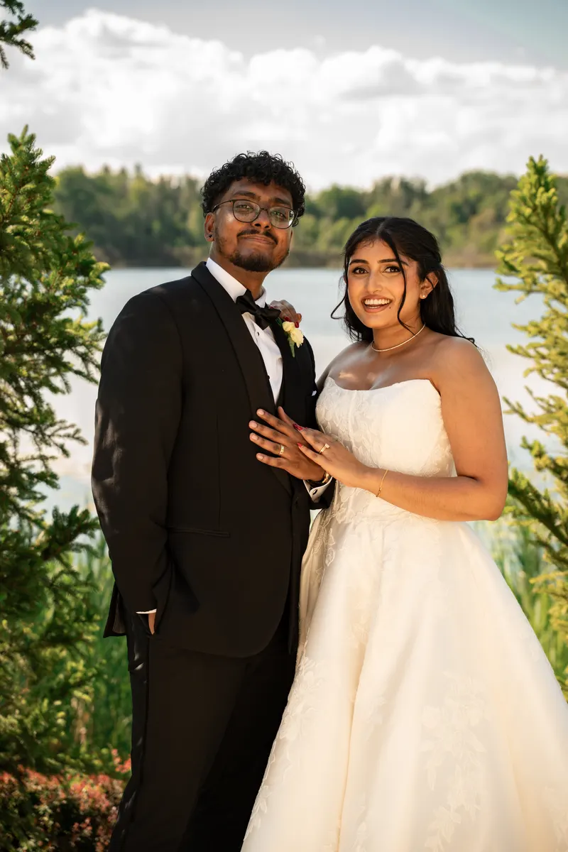 Sarika & Saran outdoor portrait photographed by SA Production Media