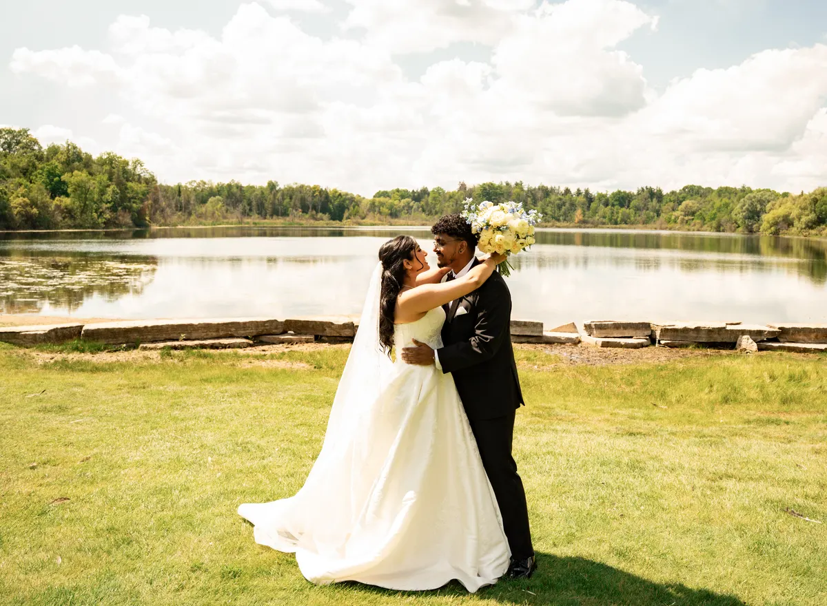 Sarika & Saran outdoor portrait photographed by SA Production Media