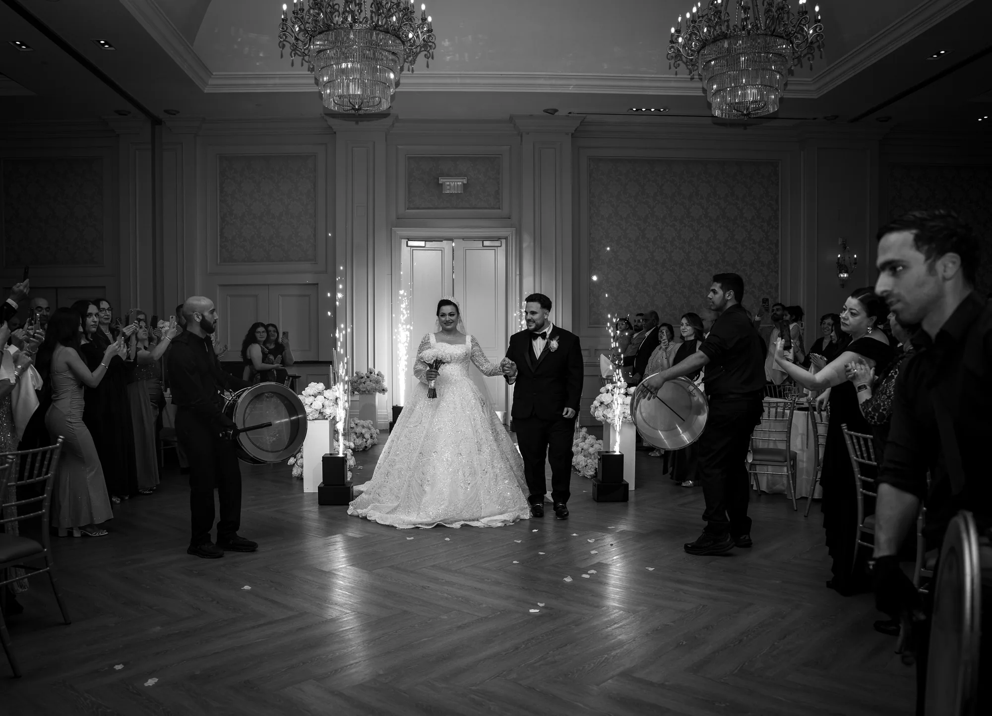 Sherife and Renzo reception photographed by SA Production Media
