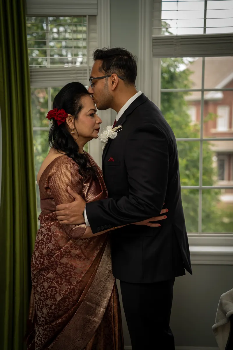 Zenaida & Nidhin wedding moment photographed by SA Production Media