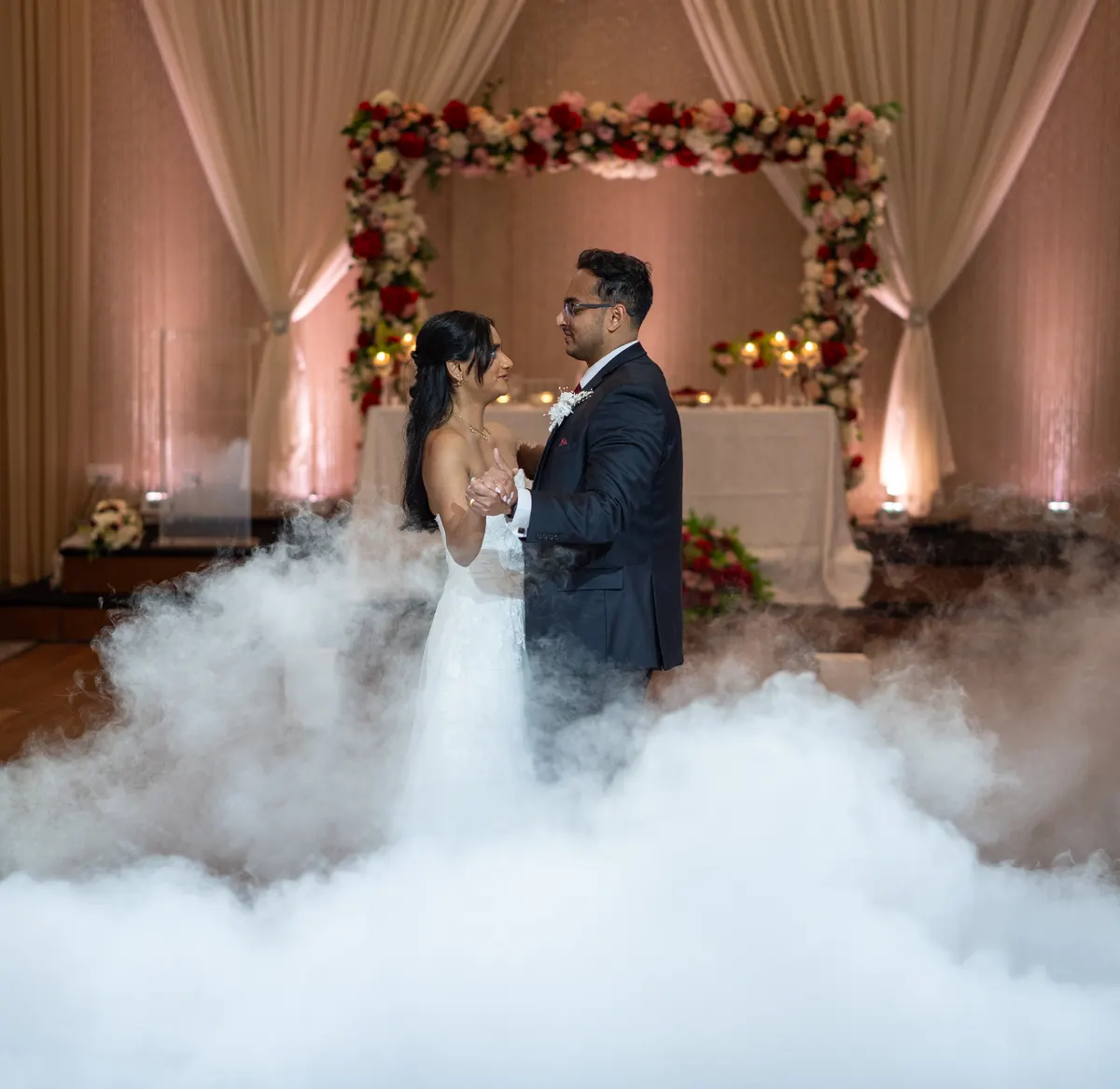 Zenaida & Nidhin wedding moment photographed by SA Production Media