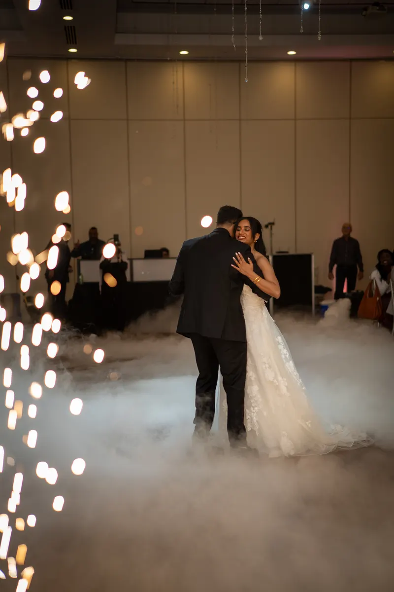 Zenaida & Nidhin wedding moment photographed by SA Production Media